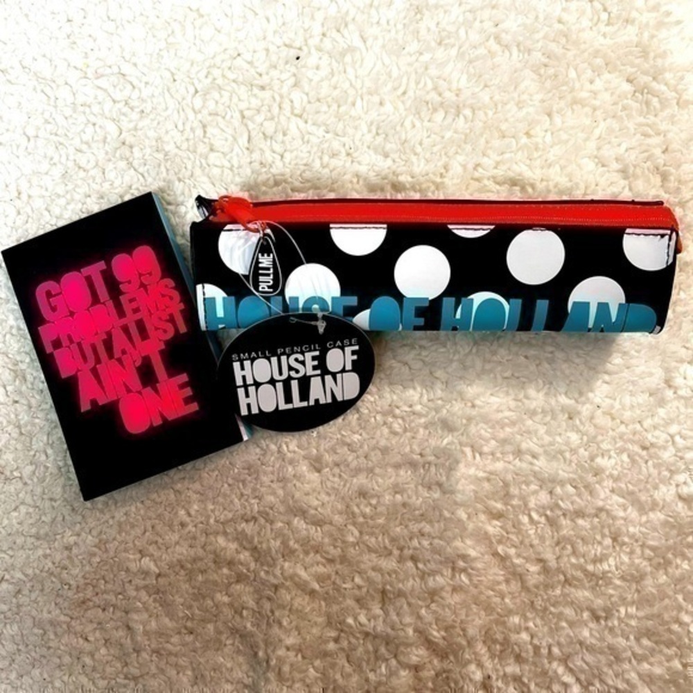 House of Holland Pencil Case + Jotter Notepad